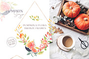 Watercolor Pumpkin Autumn Clipart, a Decorative Illustration by Catherine Wheel (Thumbnail 7 of 12)