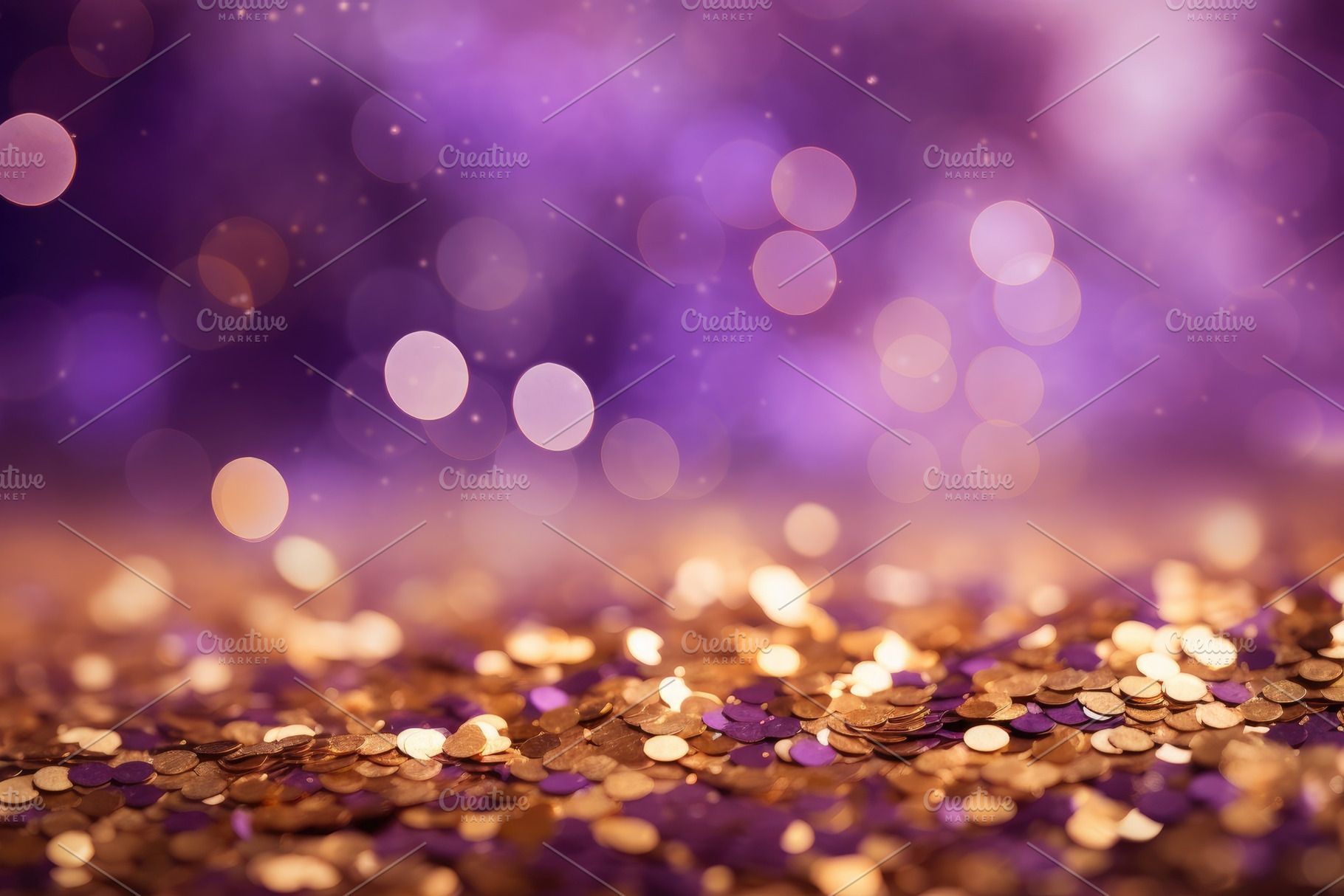 Close Up of Vibrant Purple and Gold, a Photo by Iftikhar Alam