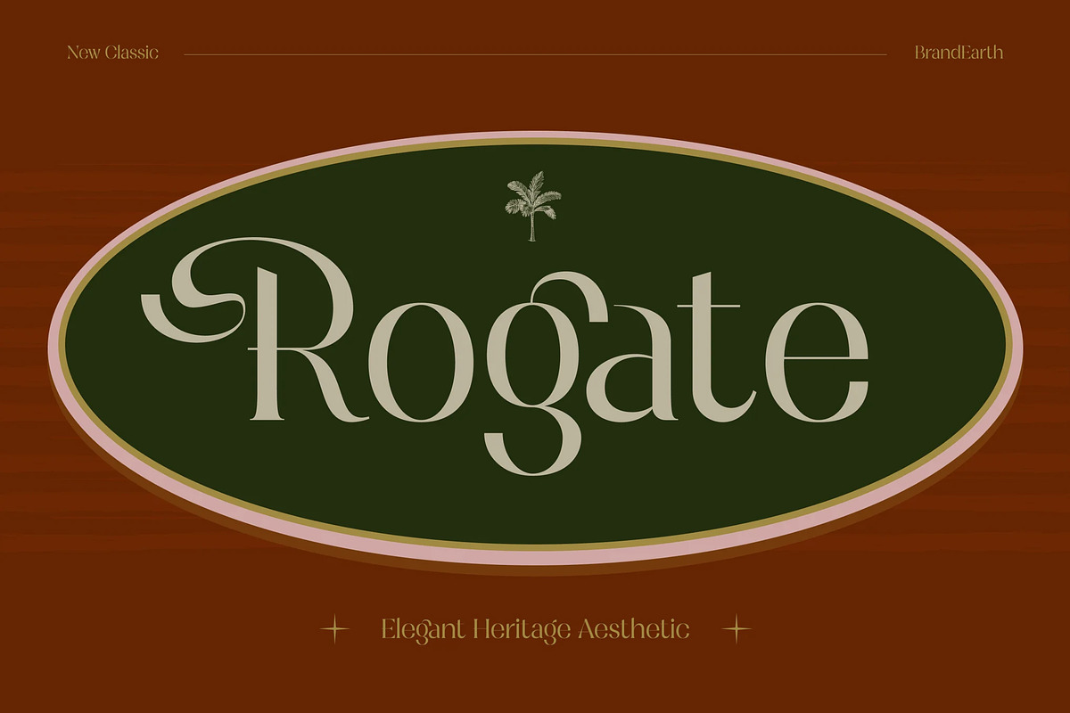Rogate – Elegant Heritage Serif, a Serif Font by Brand Earth (Photo 1 of 7)