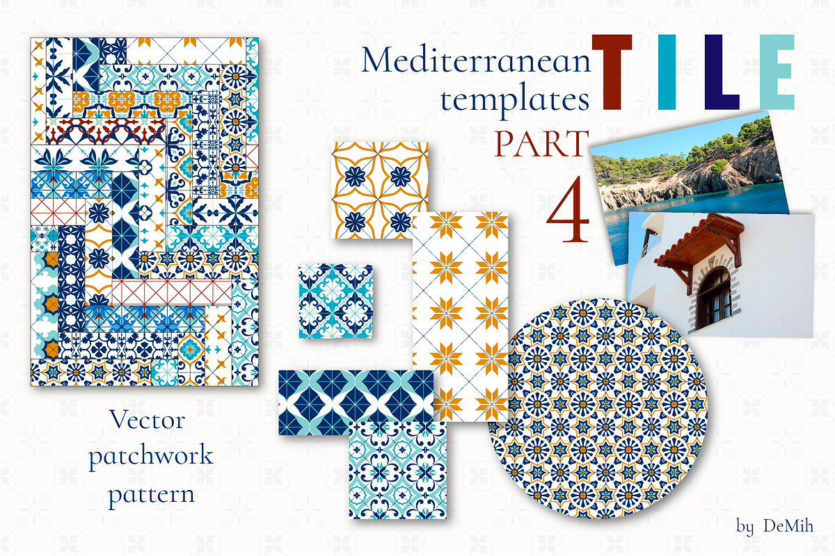 Mediterranean TILE Bundle 25+ V4, a Pattern Graphic by DeMih (Photo 3 of 6)