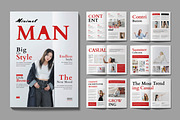 Minimal Magazine Template, a Magazine Template by MightyDesign (Thumbnail 1 of 6)