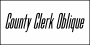 County Clerk JNL, a Sans Serif Font by Jeff Levine Fonts (Thumbnail 4 of 5)