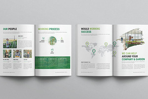 Agriculture Garden Brochure Template