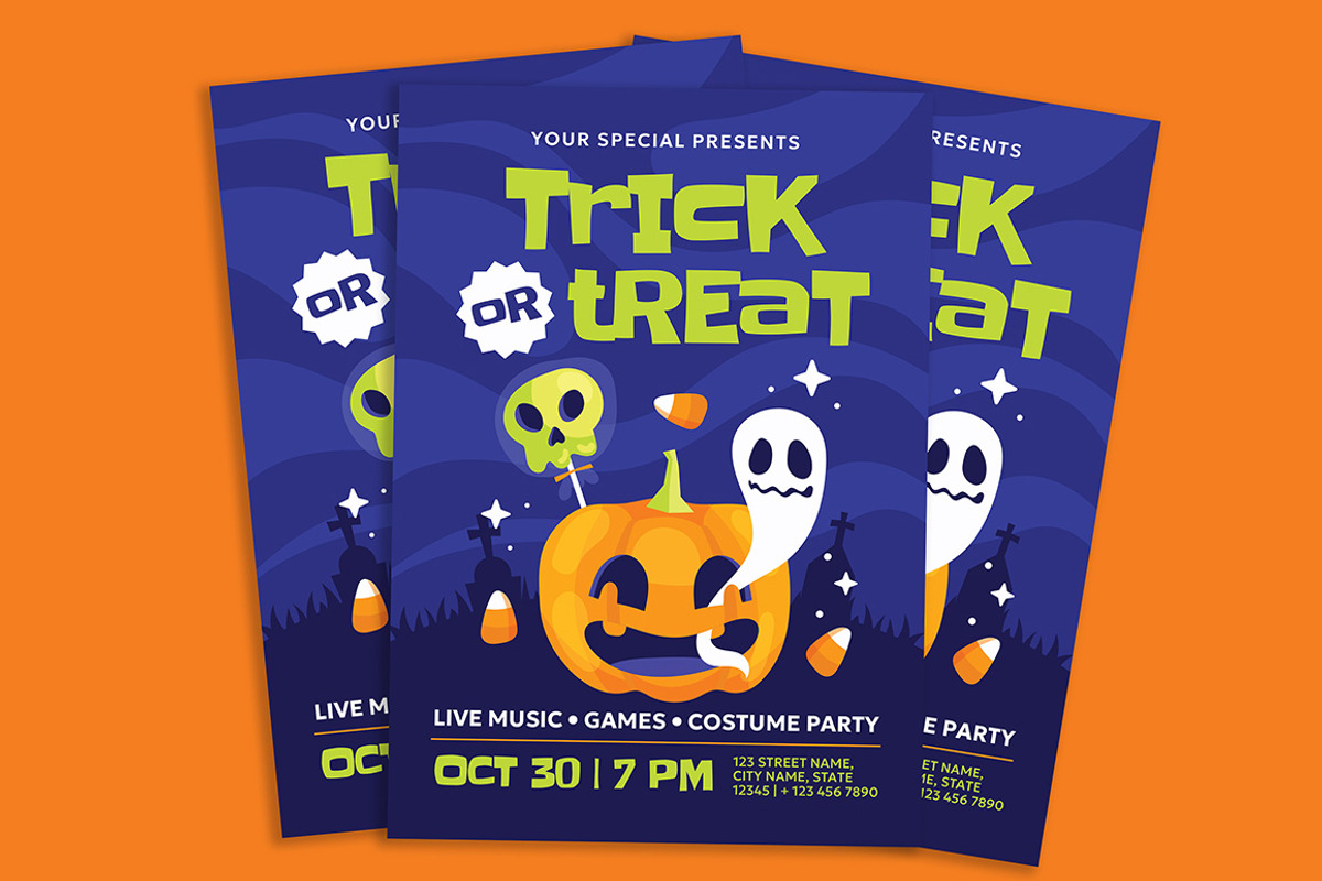 Trick or Treat Flyer preview 2