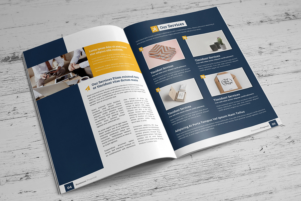 Business Proposal Template V2, a Brochure Template by JanySultana (Photo 3 of 14)