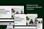 PRCOM - PR & News Website Template, a HTML Template by TNCFlow (Thumbnail 3 of 5)