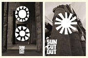 Sun Cut Out Vector Pack, a Solid Icon by Tekuni (Thumbnail 2 of 10)