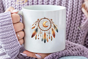 Boho Clipart Png Bundle Feathers, an Illustration by DreamCafeArt (Thumbnail 5 of 6)