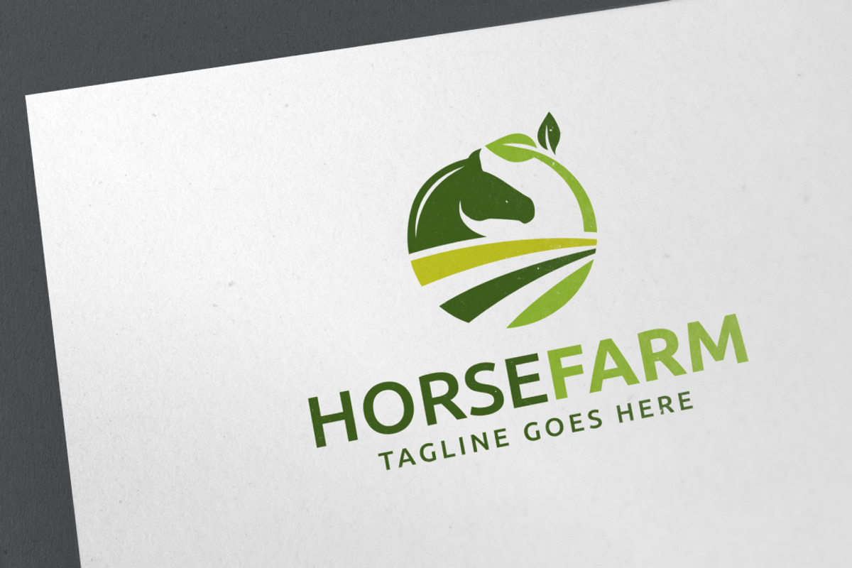 Horse Farm Logo Template, a Branding & Logo Template by emotions76 (Photo 1 of 3)
