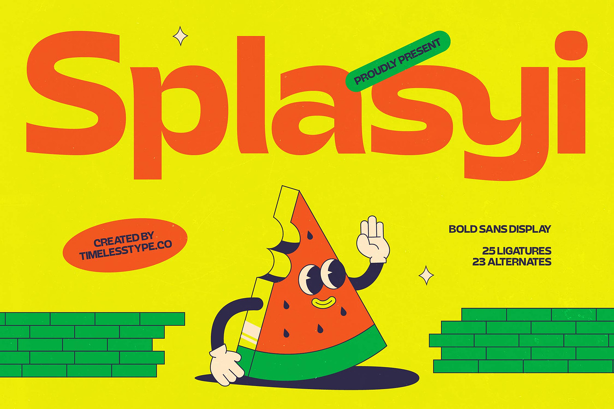 Splasyi Bold Sans Display Font, a Sans Serif Font by timelesstype.co (Photo 1 of 20)