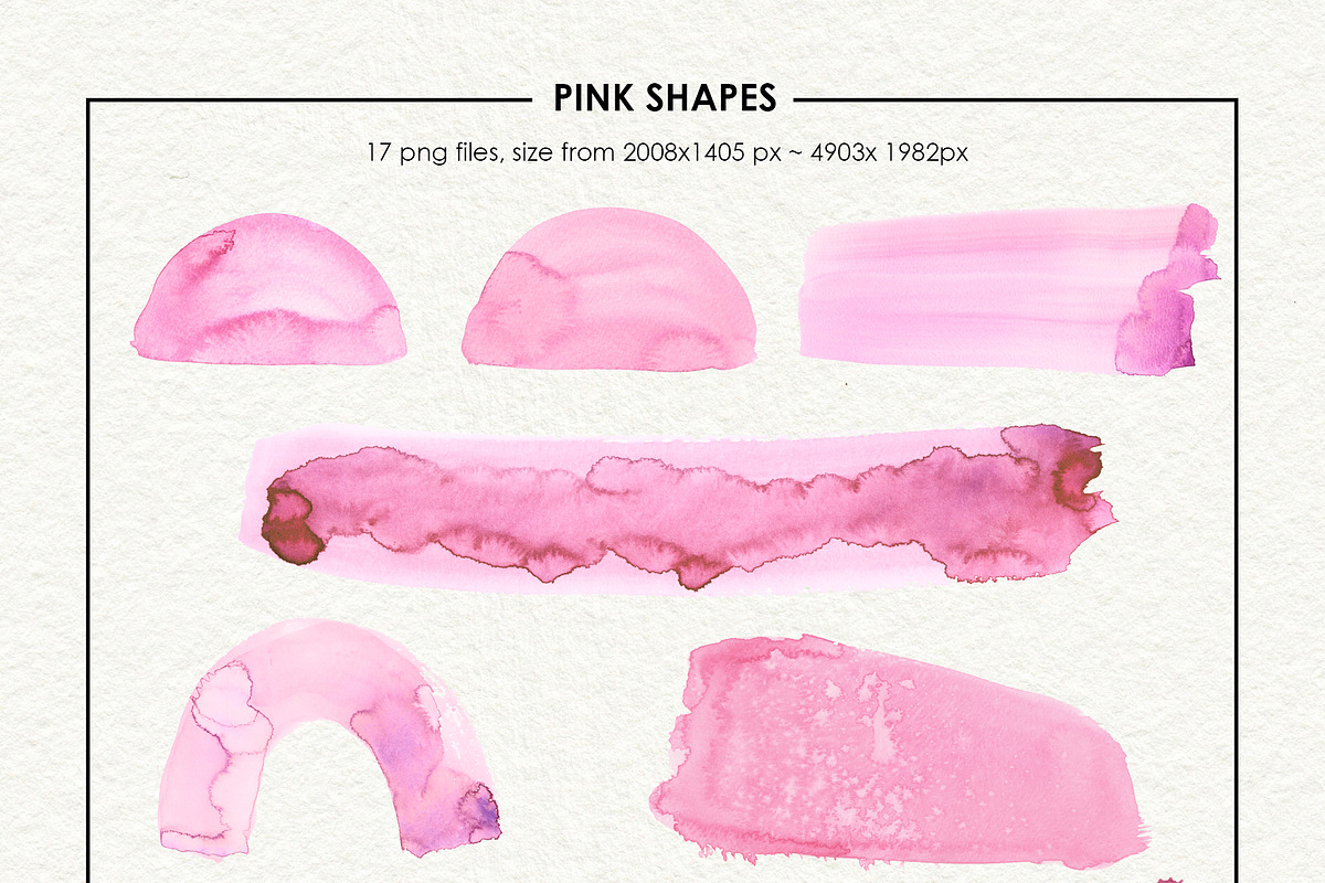 Abstract Watercolour Shapes, a Texture Graphic by Sweet Oh Sour (Photo 5 of 8)