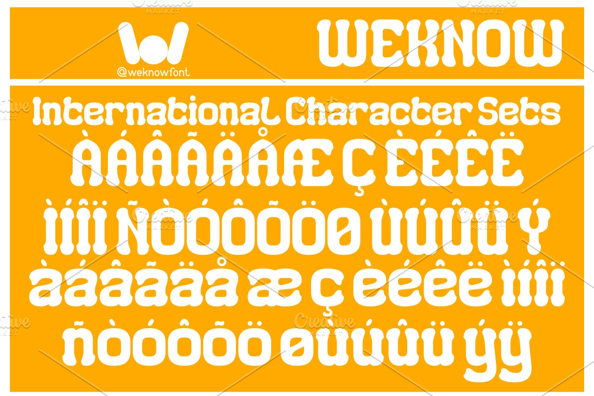 Smile Back font, a Font by weknow (Photo 8 of 8)