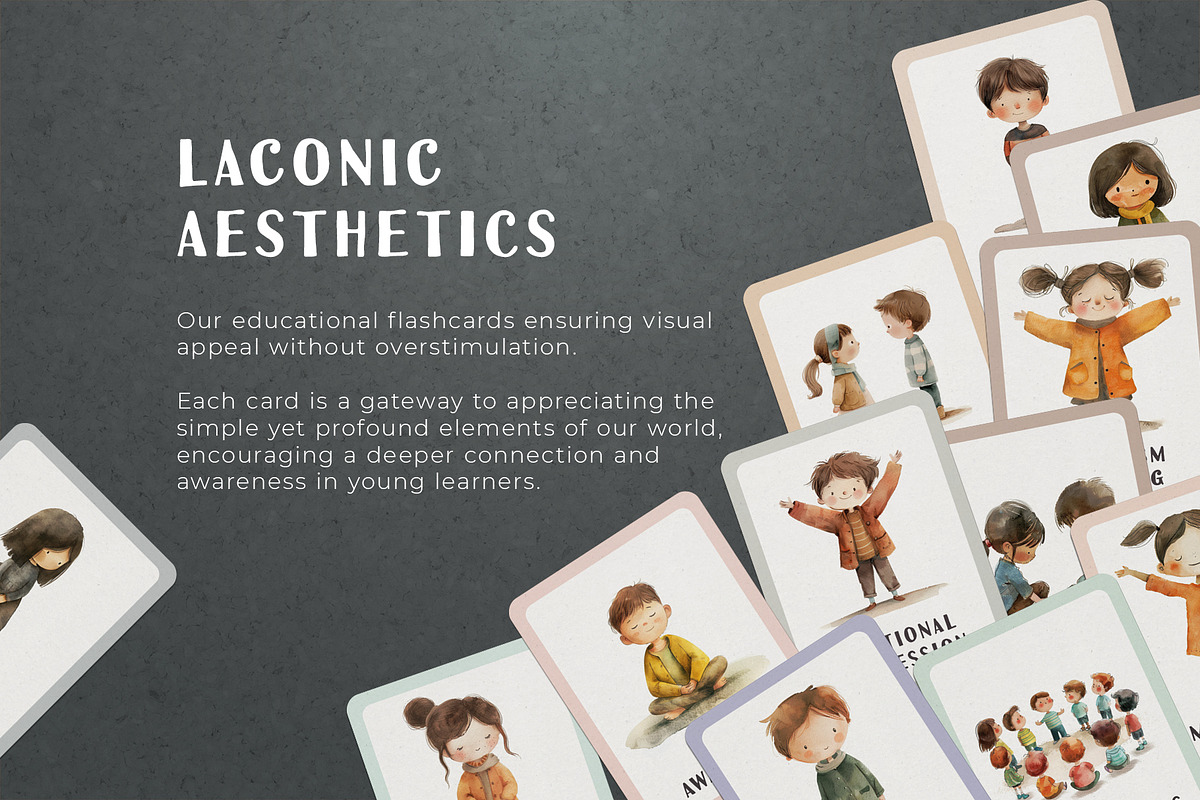 Emotional Intellect Montessori Cards, an Education Illustration by Pix Cafe (Photo 2 of 10)