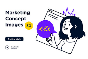 Marketing Concept illustrations
