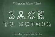 Summer Wine - hand drawn font, a Script Font by Yashroom (Thumbnail 1 of 5)