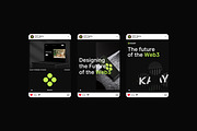 KAAY Instagram Posts Template Kit, a Social Media Template by Skaler Lab (Thumbnail 2 of 5)