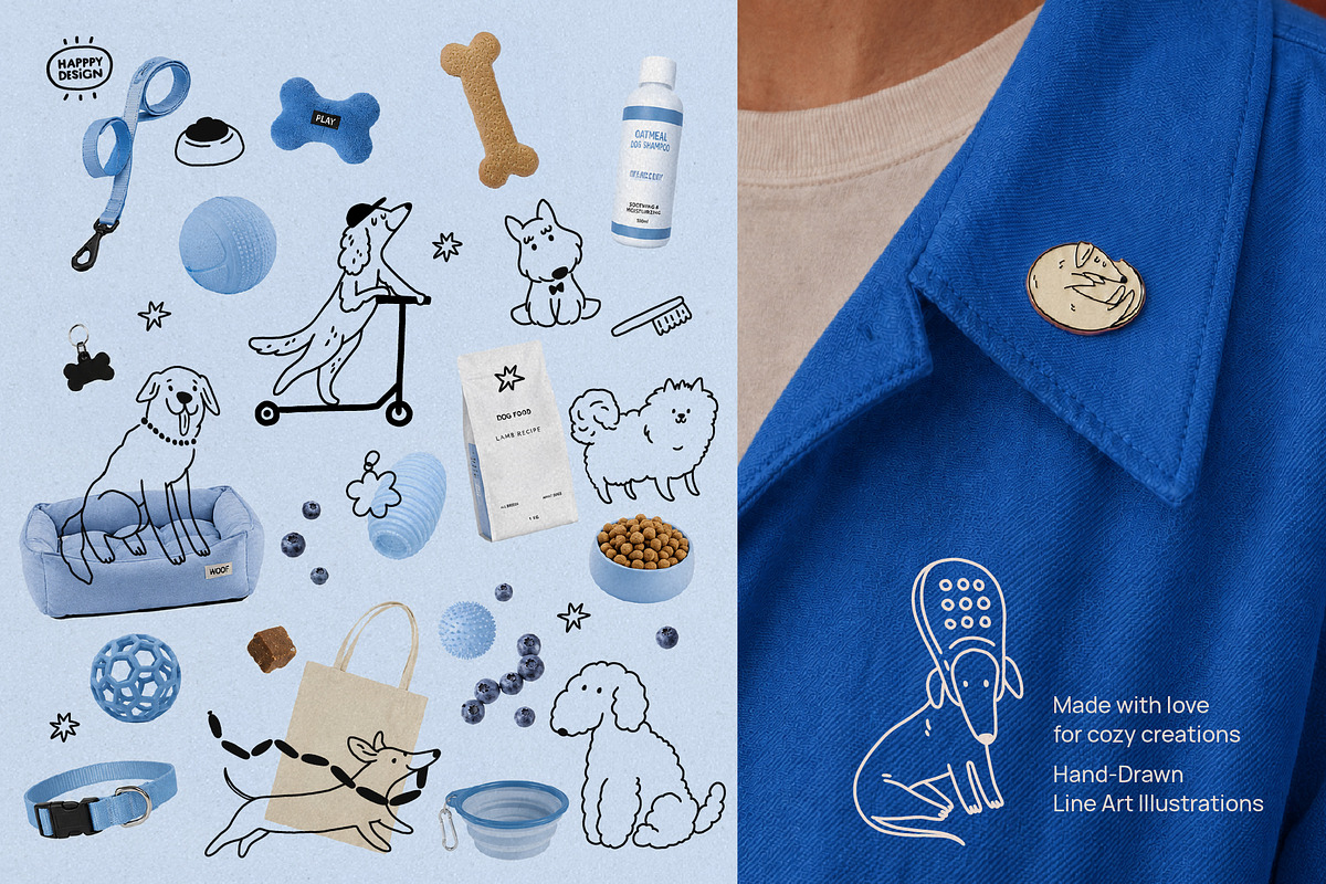 Dog illustration bundle, an Animal Illustration by happpydesign (Photo 17 of 18)
