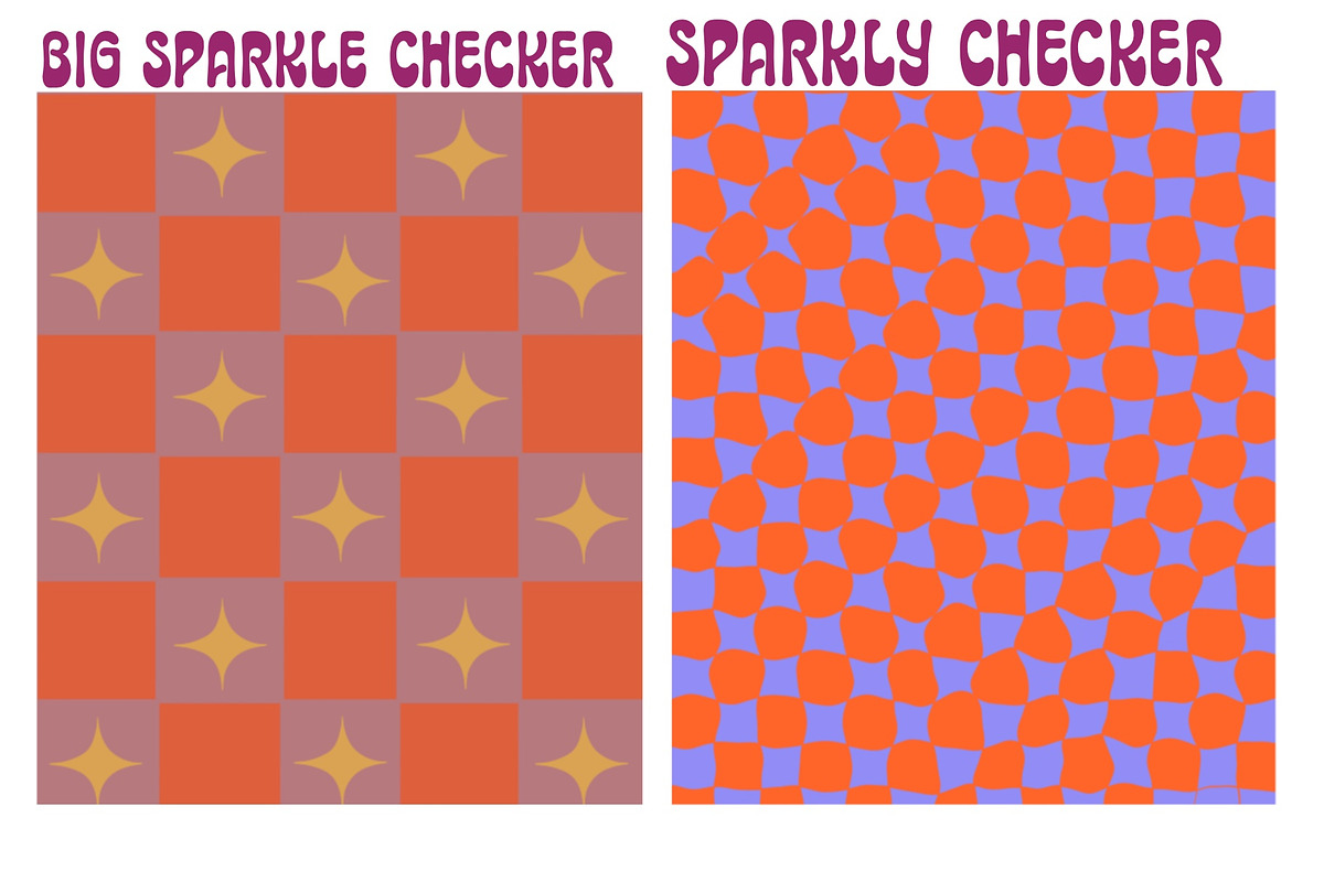 Checkered Patterns - trippy patterns, a Background Graphic by Dear Darling Design (Photo 6 of 17)