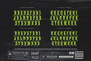 Violent Brave Brutalism Typeface, a Blackletter Font by alit design (Thumbnail 10 of 22)