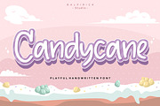 Candycane - Playful Handwritten Font, a Script Font by Balpirick Studio (Thumbnail 1 of 7)