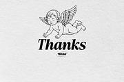 Baby Angel Line Art Bundle, an Illustration by Tekuni (Thumbnail 11 of 11)
