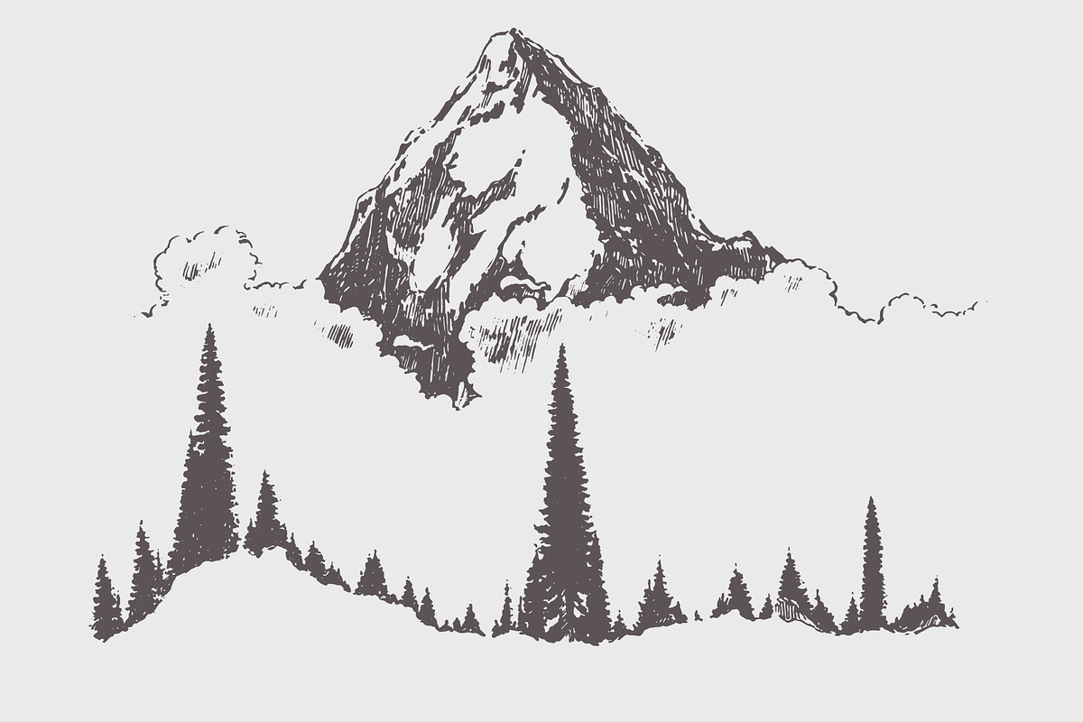 High detail mountain landscapes, an Illustration by TheMountBirdStudio (Photo 5 of 9)
