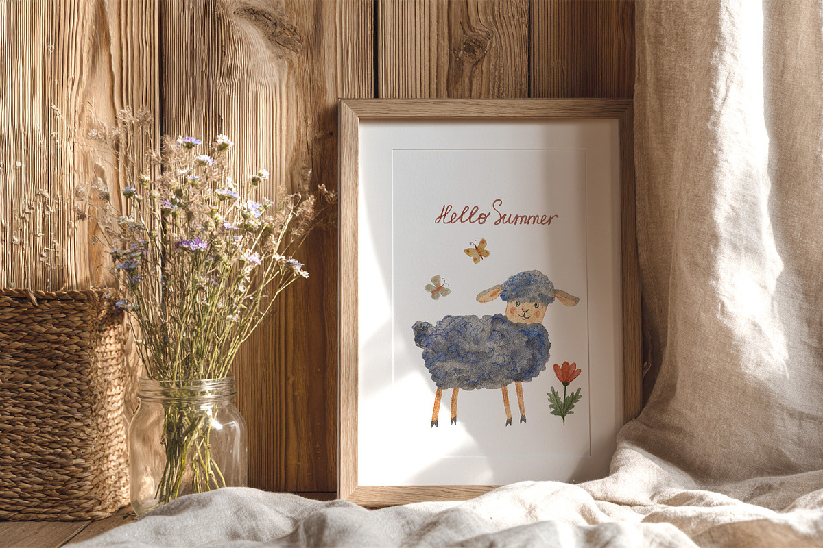 Country Cottage Charm Watercolor, a Decorative Illustration by Anna Druzhkova (Photo 17 of 32)