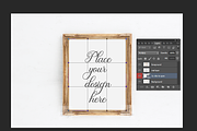 Gold frame vintage photo mockup psd, a Print Template by Leo Flo Mockups (Thumbnail 2 of 2)