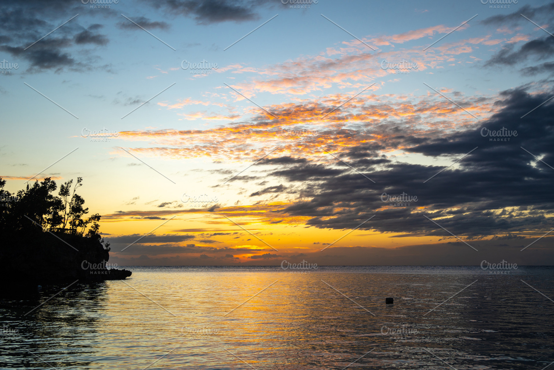 Sunset on Lia beach, Waleakodi Island, Togian archipelago, Sulaw, a Nature Photo by GoodGoods