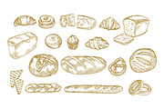 Bakery, hand drawn bundle, a Food Illustration by Good Studio (Thumbnail 3 of 20)