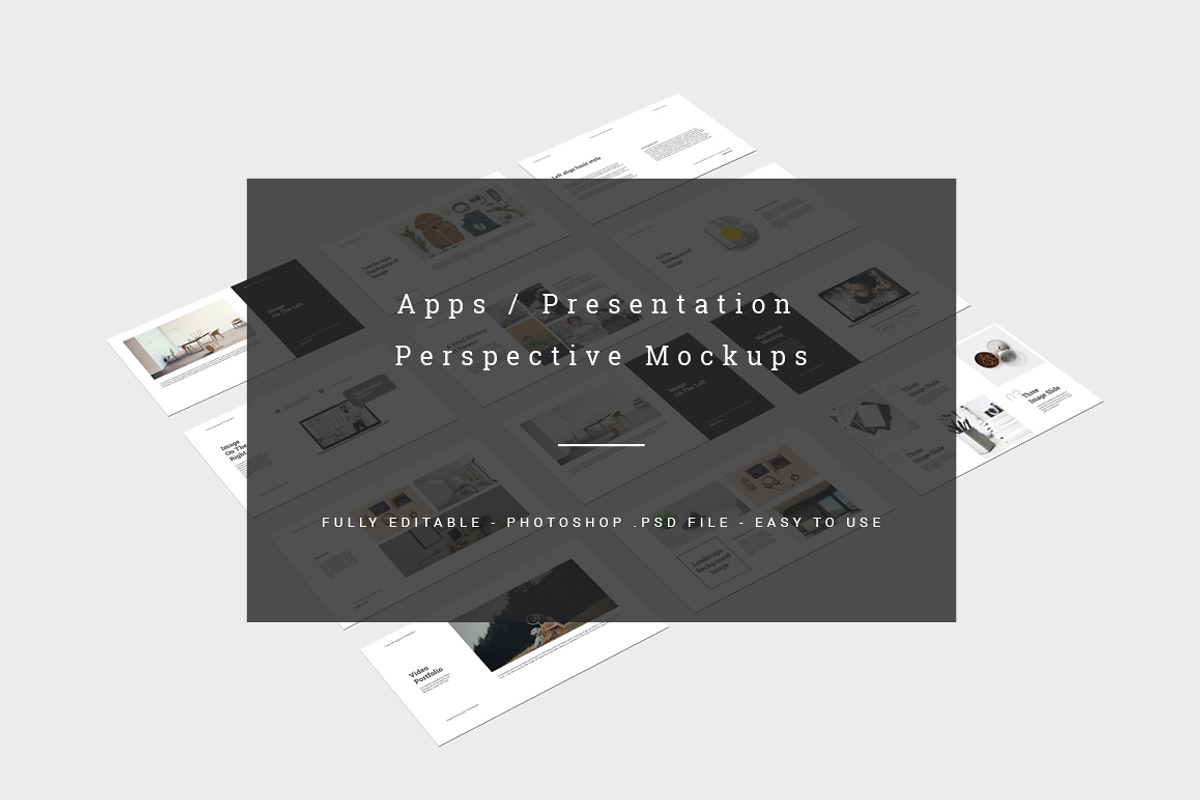 Perspective Presentation Mockup, a Device Mockup by kylyman (Photo 1 of 4)