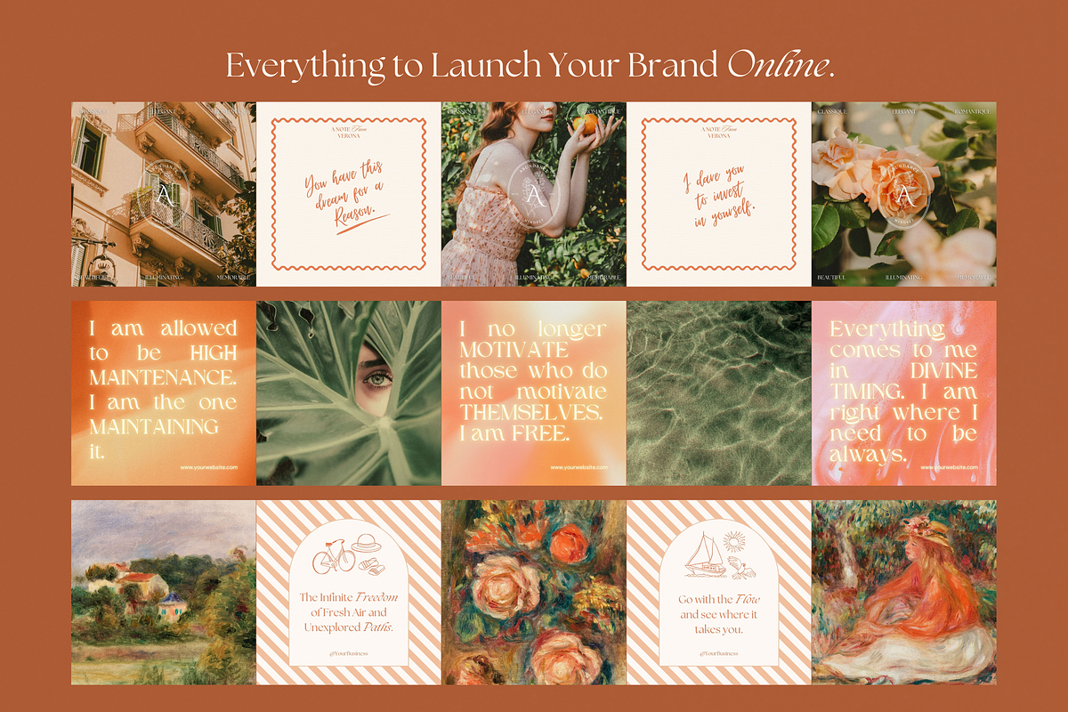 The Traveler Social Media Bundle, a Social Media Template by The Flossy Finch (Photo 18 of 21)