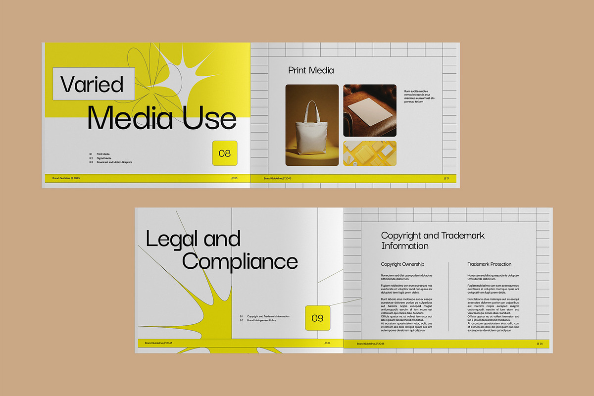 Aesthetic Brand Guidelines - AEE, a Branding & Logo Template by fakhroo (Photo 10 of 13)