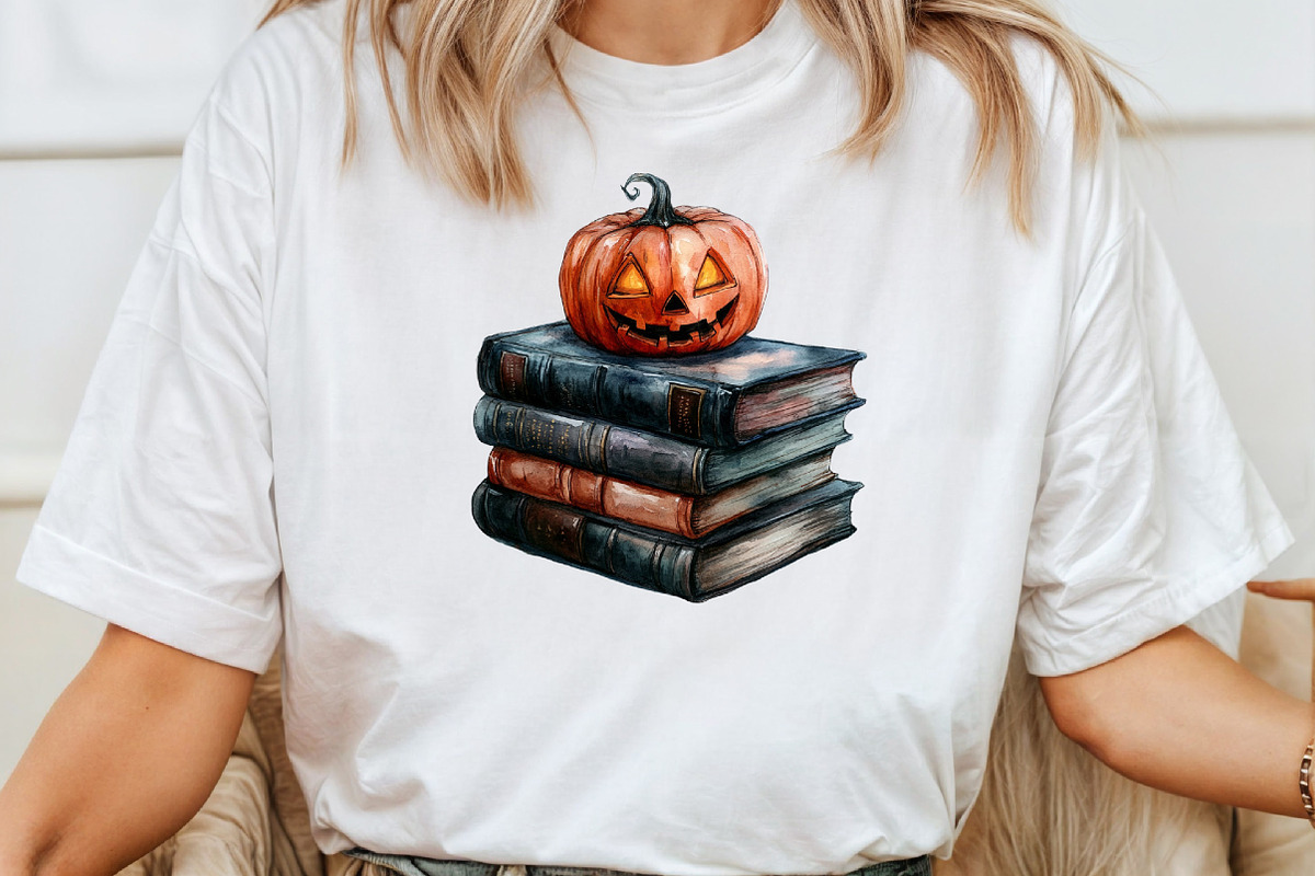 Halloween Reading Clipart, an Illustration by Pixels.Craft (Photo 5 of 7)
