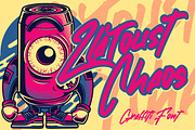 Zlatoust Chaos - Graffiti Font, a Script Font by Arendxstudio (Thumbnail 1 of 8)