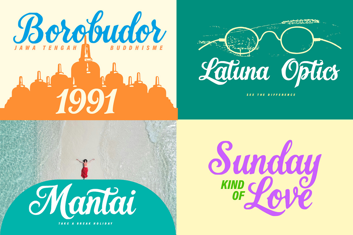 Latuna Gloss - Handrawn Script Font, a Script Font by NuType (Photo 7 of 11)