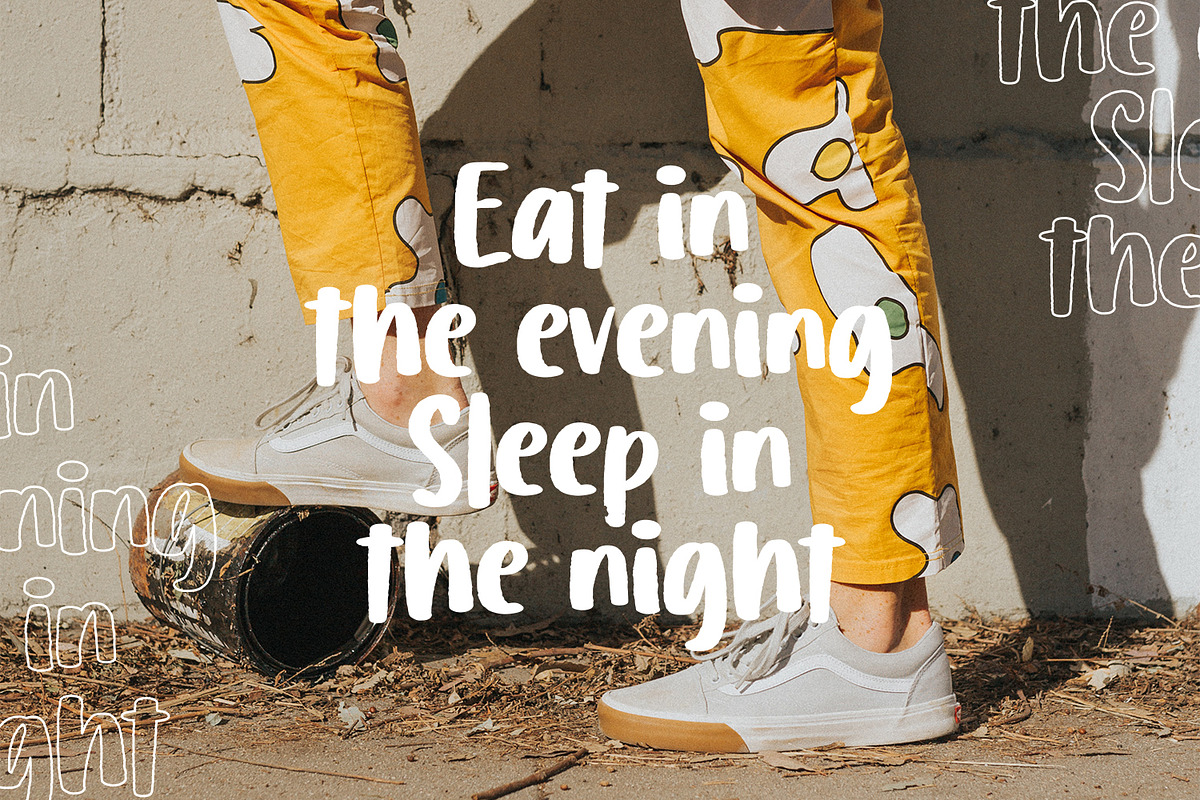 Billion Sunsets, a Script Font by Ditatype (Photo 10 of 10)