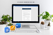 Minimalist Resume Template, CV Word, a Resume Template by Career Canvas (Thumbnail 9 of 11)