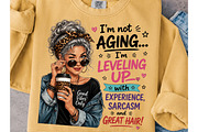 Silver Hair Sass Funny Aging PNG, a Seasonal Illustration by Craft Nest (Thumbnail 3 of 5)