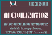 Robot life font, a Sans Serif Font by weknow (Thumbnail 3 of 8)