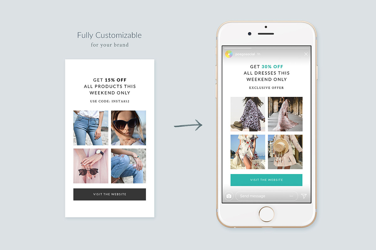 Instagram Stories Starter Pack CANVA, a Social Media Template by Poego Social (Photo 3 of 12)