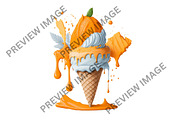 Watercolor Orange Clipart, a Graphic by HillTract (Thumbnail 5 of 5)