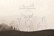 BUNDLE Line Art and illustrations, a Decorative Illustration by Eviory (Thumbnail 5 of 28)