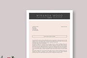 2 Page Resume & Cover Letter, a Resume Template by Glowing Pieces (Thumbnail 4 of 5)