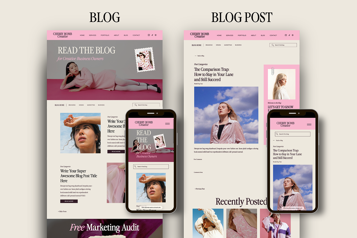 Marketing Agency Portfolio Website, a Squarespace Template by Warmsoulgallery (Photo 7 of 11)