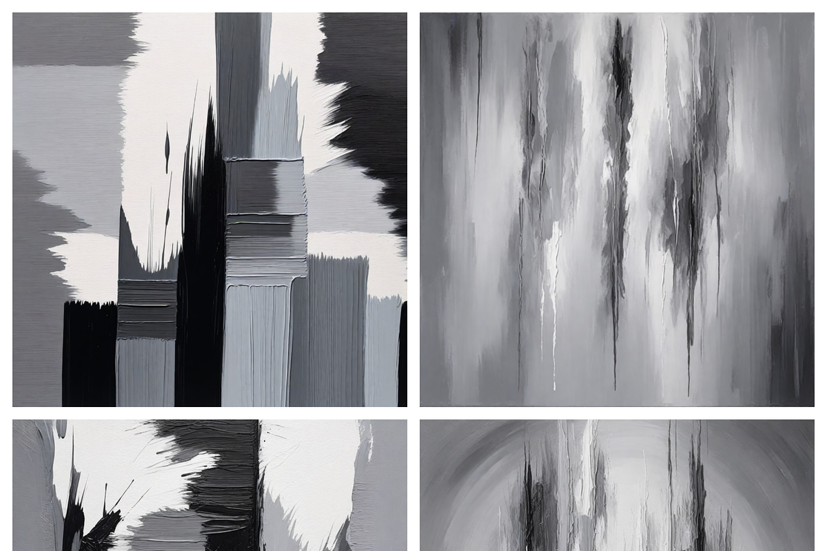 Abstract Grayscale Cityscape, a Texture Graphic by 3d_model_tifotizi (Photo 2 of 3)