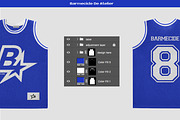 Basketball mesh jerseys mockup, a Shirt Mockup by Barmecide Mockup Studio (Thumbnail 3 of 3)
