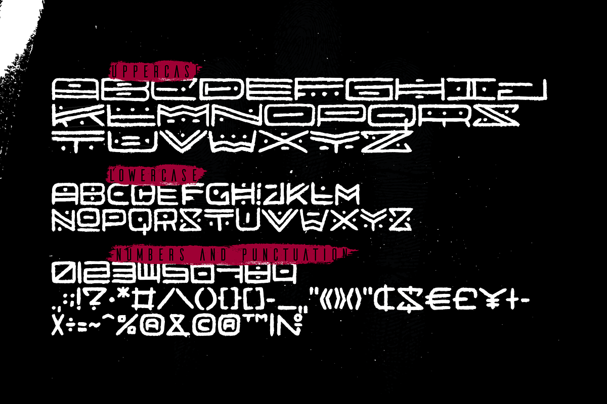 Afrik - Tribal Font preview 5