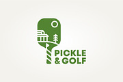 cabin with pickle ball and golf logo, a Branding & Logo Template by Blazybone (Thumbnail 2 of 2)