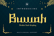 Buwah, a Serif Font by twinstd (Thumbnail 1 of 12)